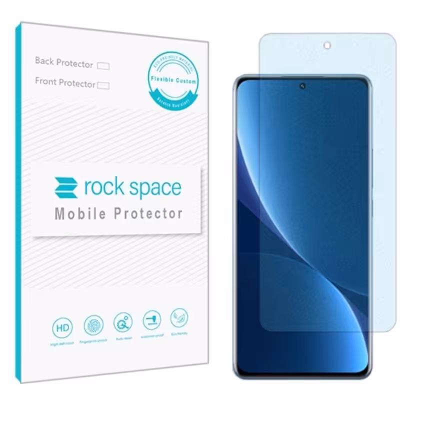  گلس نانو مات بلوکات (ضد اشعه آبی) و ضد ضربه گوشی شیائومی Mi 12 Pro برند راک اسپیس







