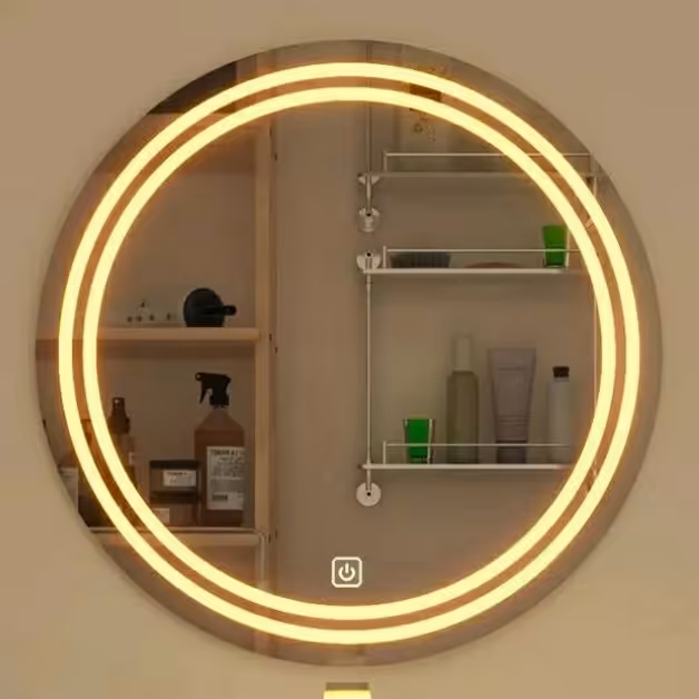 آئینه بک لایت گرد تاچ60 دابل دکومکور ارسال امن سریع به شهرستان با بیمه