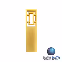 فلش مموری فانتزی دایا  دیتا  طرح مستطیل مدلME1021-3 ظرفیت 32GB -USB2رنگ طلایی