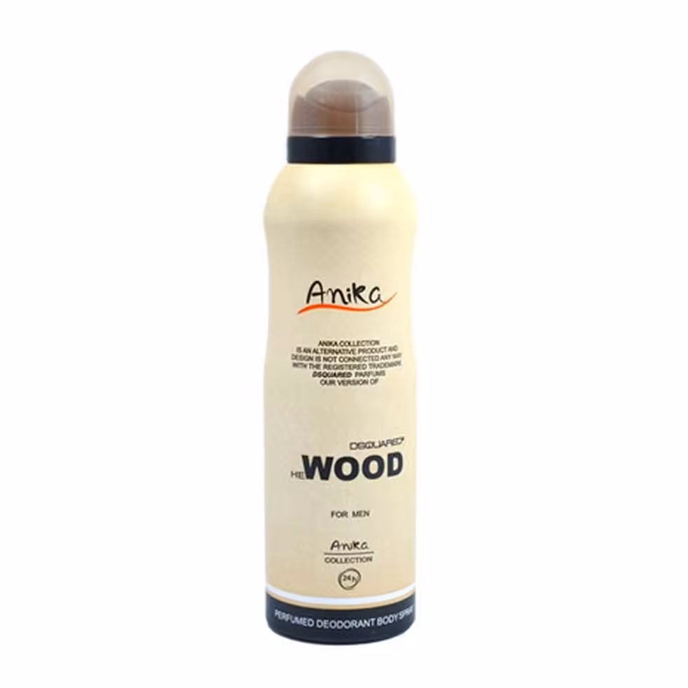 اسپری خوشبو کننده بدن مردانه آنیکا مدل He Wood حجم 200 میلی لیتر