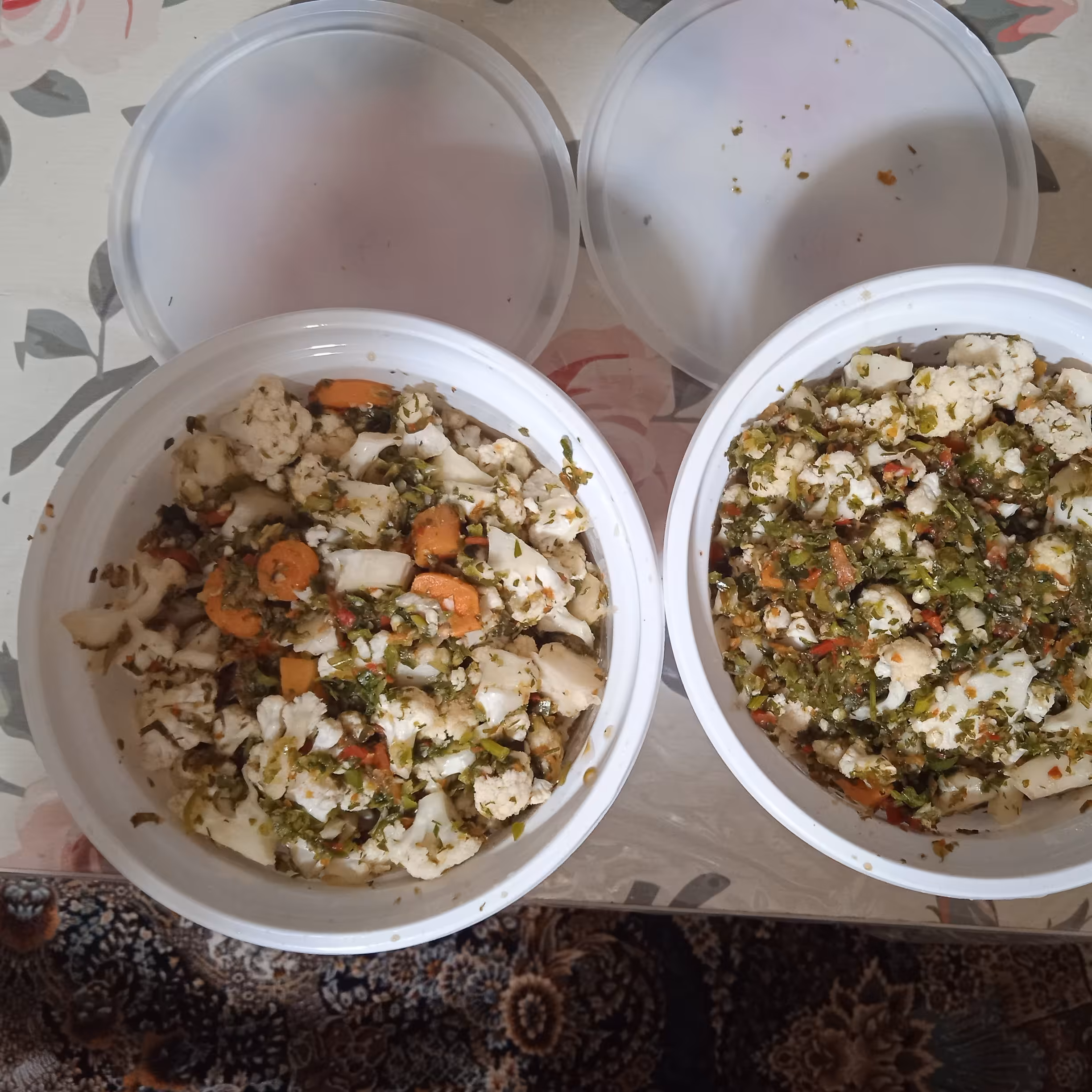 انواع ترشی خانگی 1کیلویی