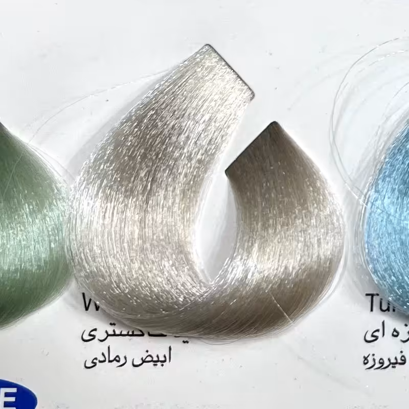 رنگ سفید خاکستری ،رنگ مو کم آمونیاک پیلون و یک عدد اکسیدان | amazonchi