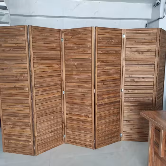 پارتیشن ، پاراوان چوبی  درب منزل دیوار کاذب (پس کرایه)