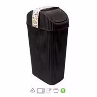 بسته 100 عددی سطل زباله دارینا مشکی