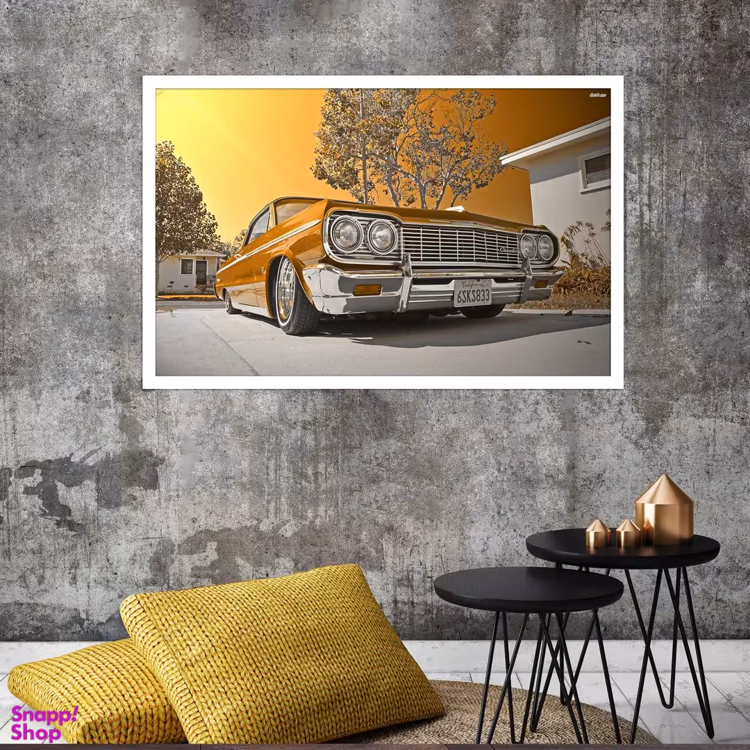 تابلو بکلیت طرح ماشین قدیمی مدل W-S4589