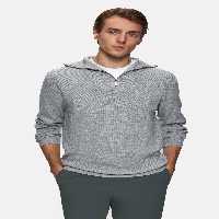 پلیور خاکستری مردانه ژاکت باریک و اورجینال TWN