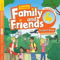 کتاب فمیلی فرندز 4 family and friends همراه کتاب کار متصل