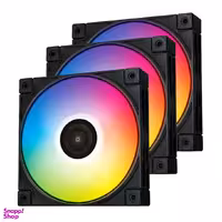 فن خنک کننده کیس دیپ کول مدل FC120 Black بسته 3 عددی