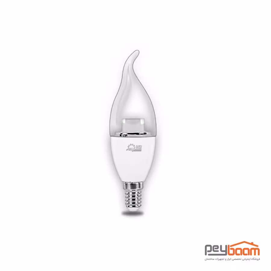 لامپ ال ای دی اشکی 7 وات شفاف پارس شعاع توس پایه E14