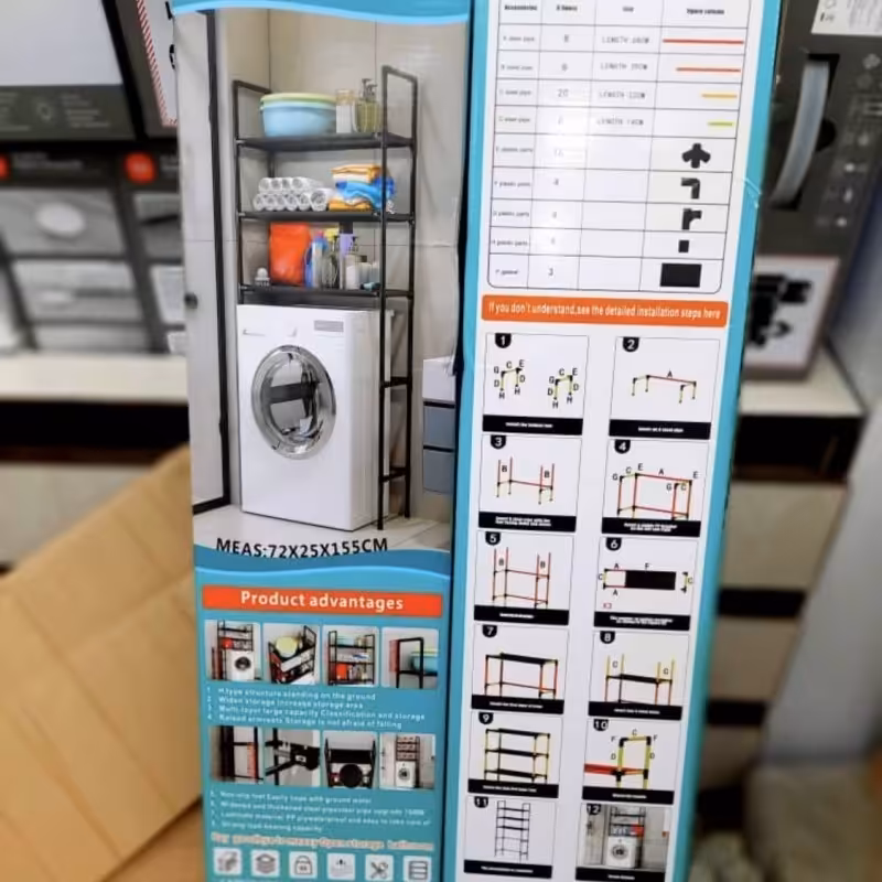 استند قفسه دار لباسشویی مدل 31842 ارسال رایگان