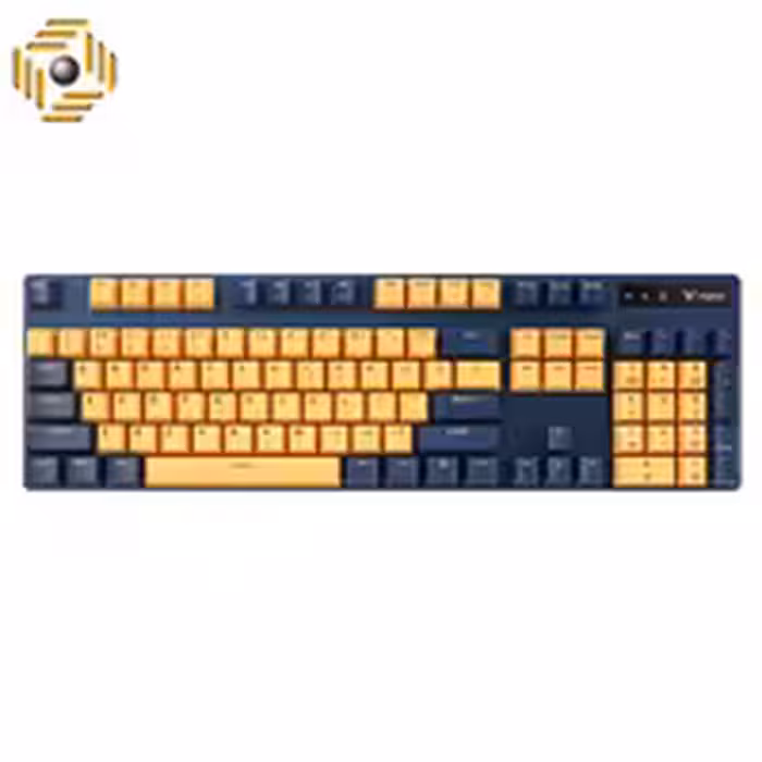 کیبورد مخصوص بازی مکانیکی رپو مدل V500PRO yellow blue