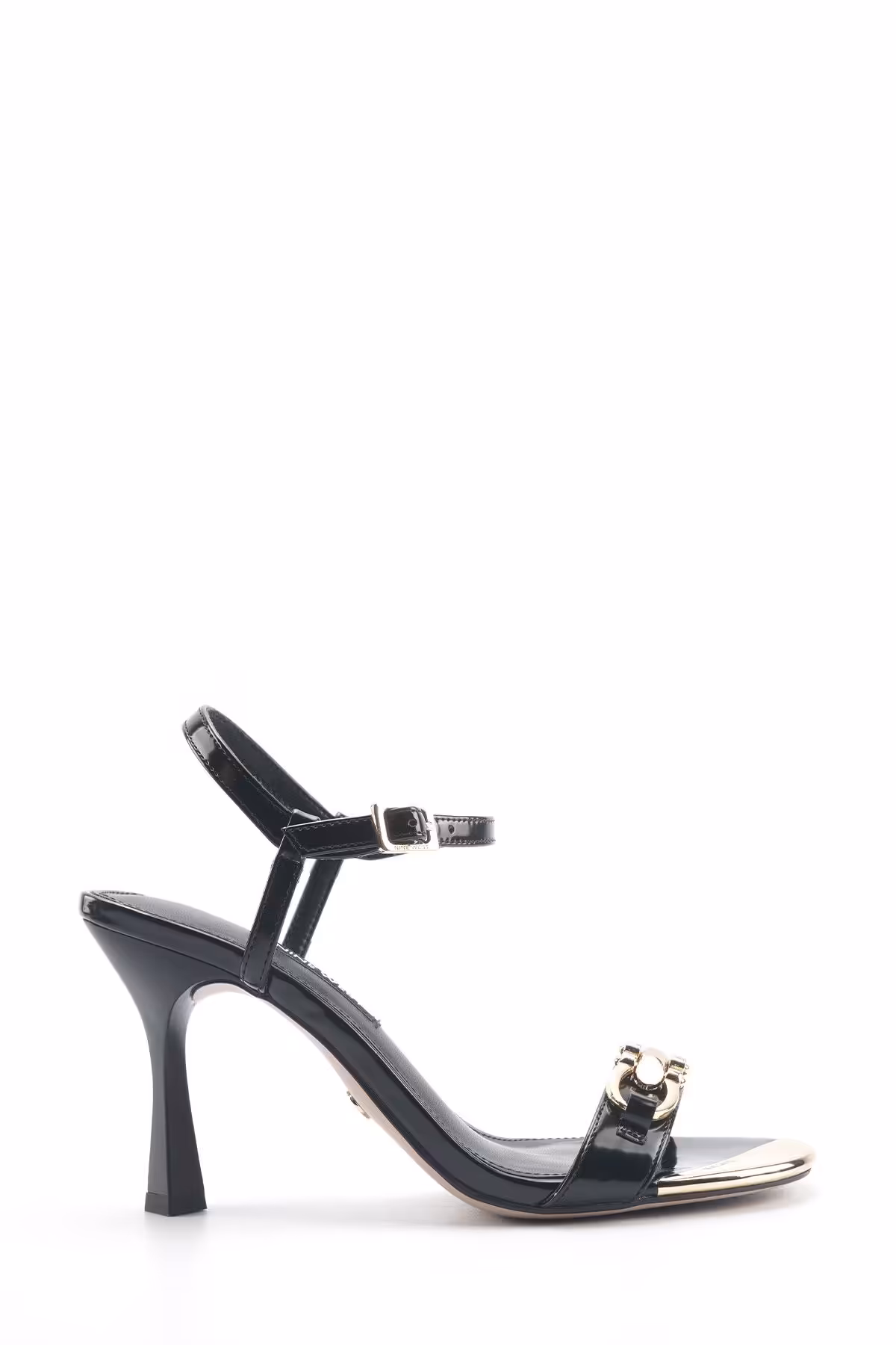 صندل مشکی زنانه 5FX پاشنه سیاه اورجینال Nine West