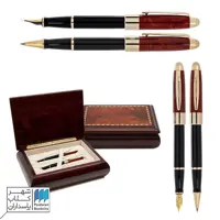 جفتی خودنویس و روان نویس 2000 طرح چوب دیپلمات