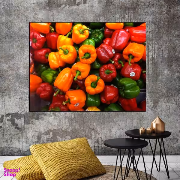 تابلو شاسی بکلیت طرح فلفل پاپریکا و فلفل دلمه ای مدل SH-12260