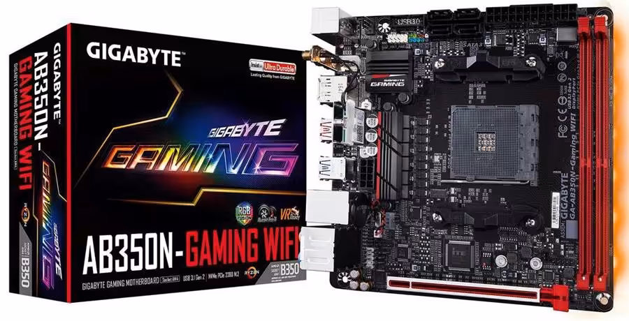 مادربرد گیگابایت مدل ای بی 350 ان گیمینگ وای فای سوکت AM4
