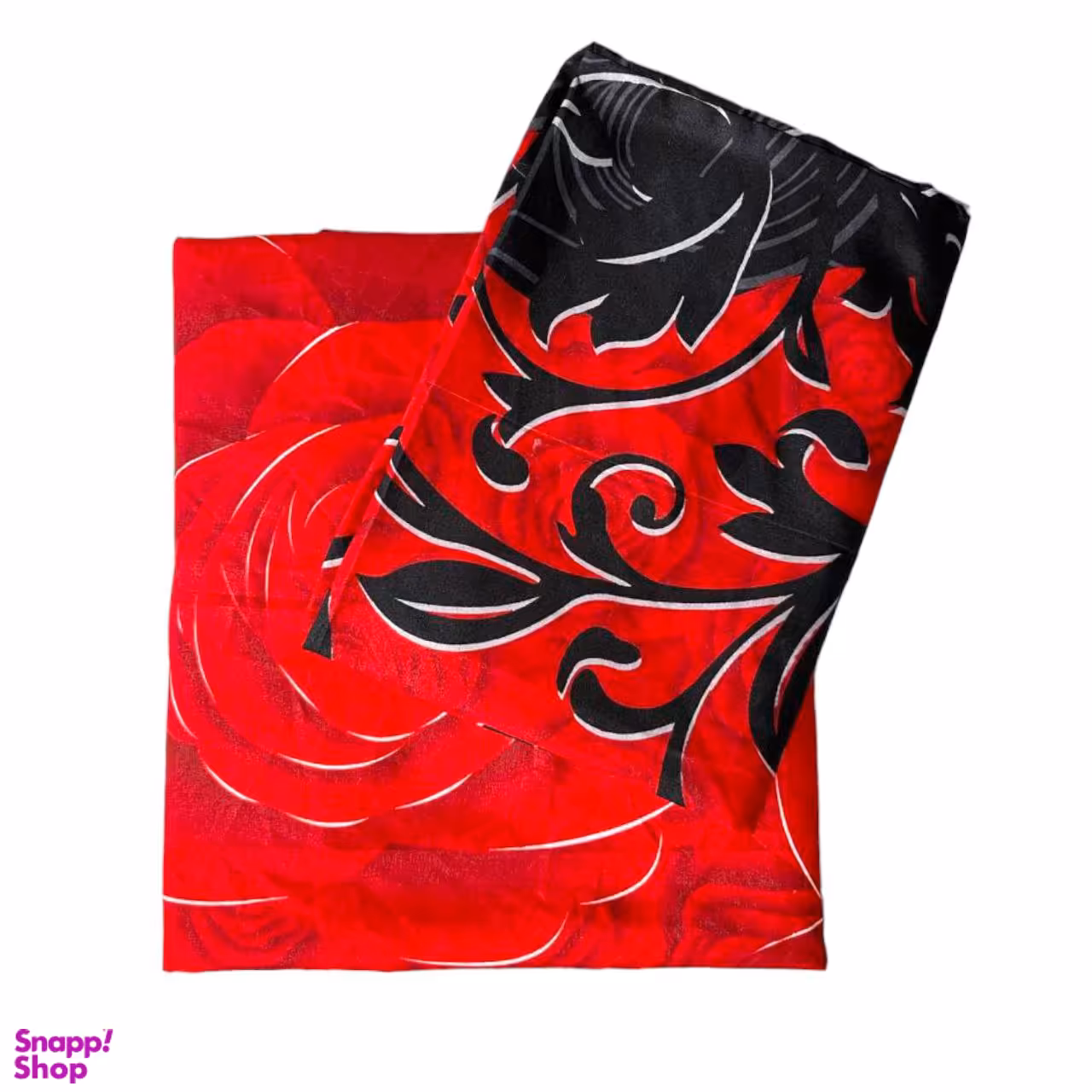 سرویس ملحفه طرح گل رز 1 نفره 2 تکه