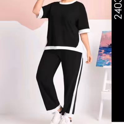 ست لباس راحتی سایز بزرگ 24033