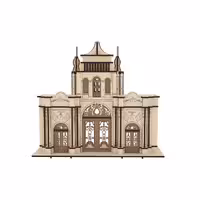 پازل سه بعدی چوبی سردر باغ ملی