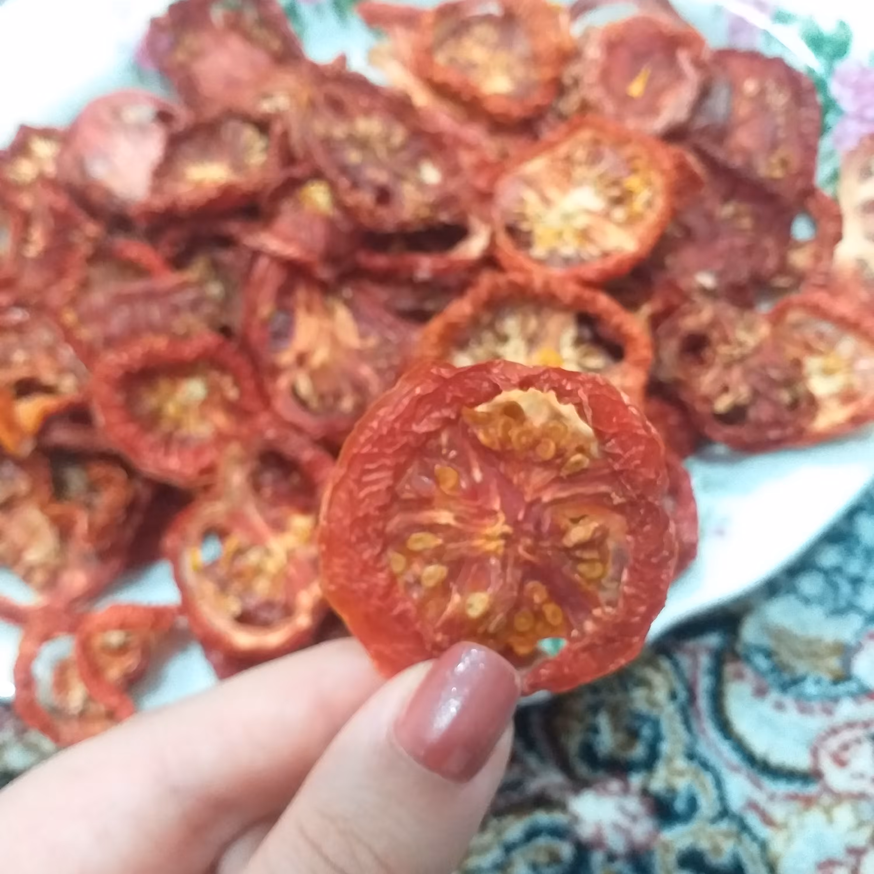 گوجه خشک ، ، تمیز و بهداشتی 100 گرم