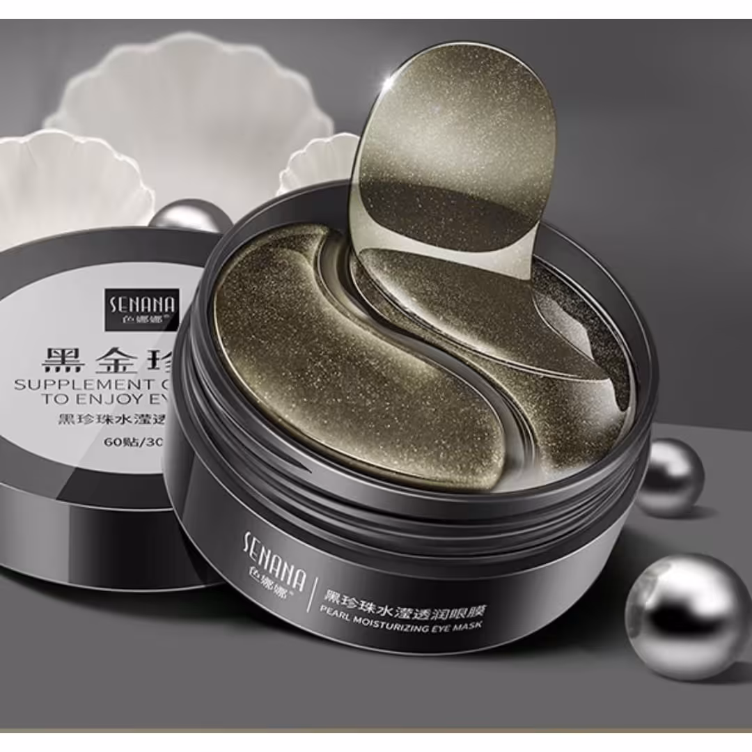 ماسک زیر چشک کلاژن مروارید سیاه سنانا