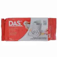قیمت و خرید خمیر مجسمه سازی 1000 گرمی سفید داس DAS