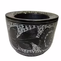 جا شمعی سنگی طرح رز