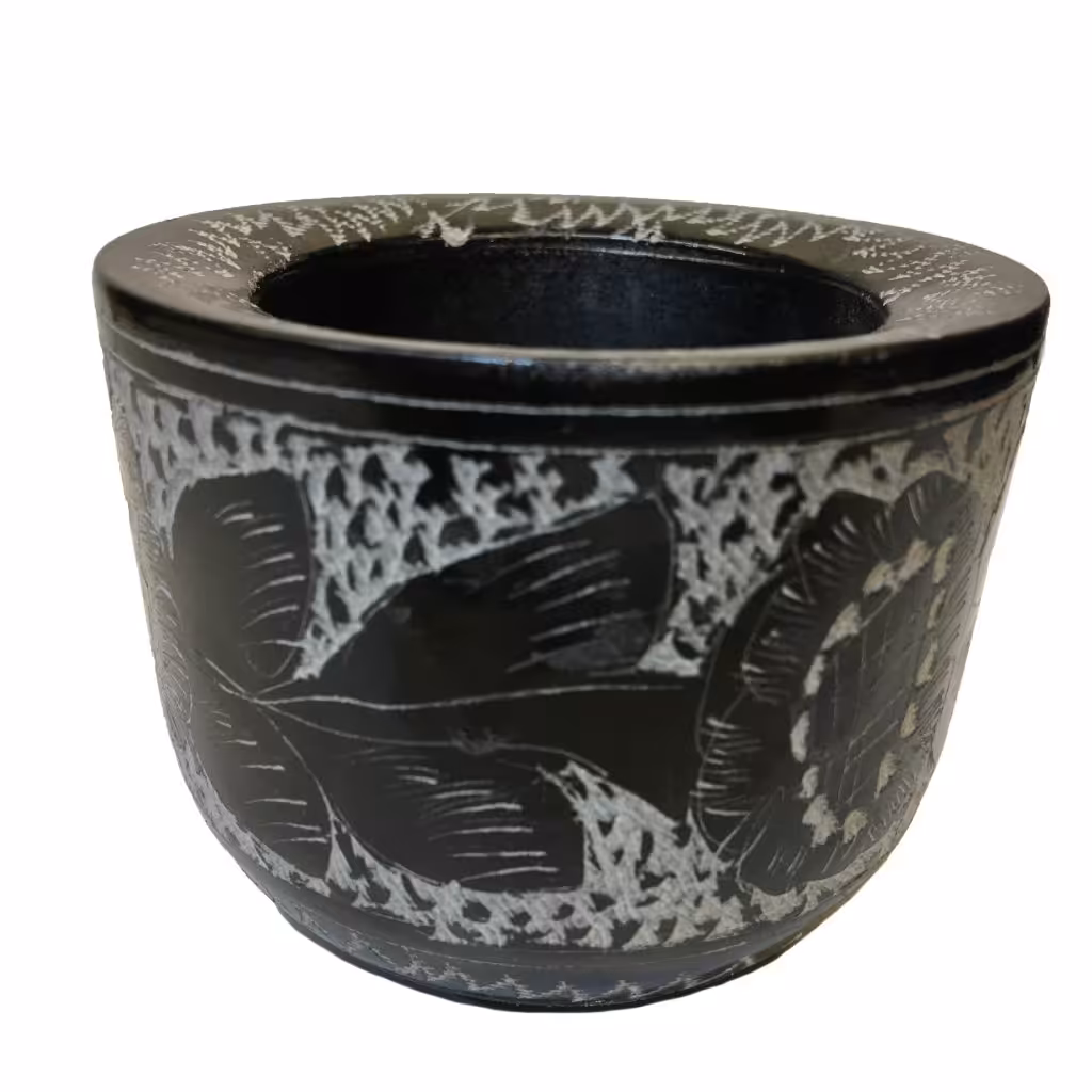 جا شمعی سنگی طرح رز