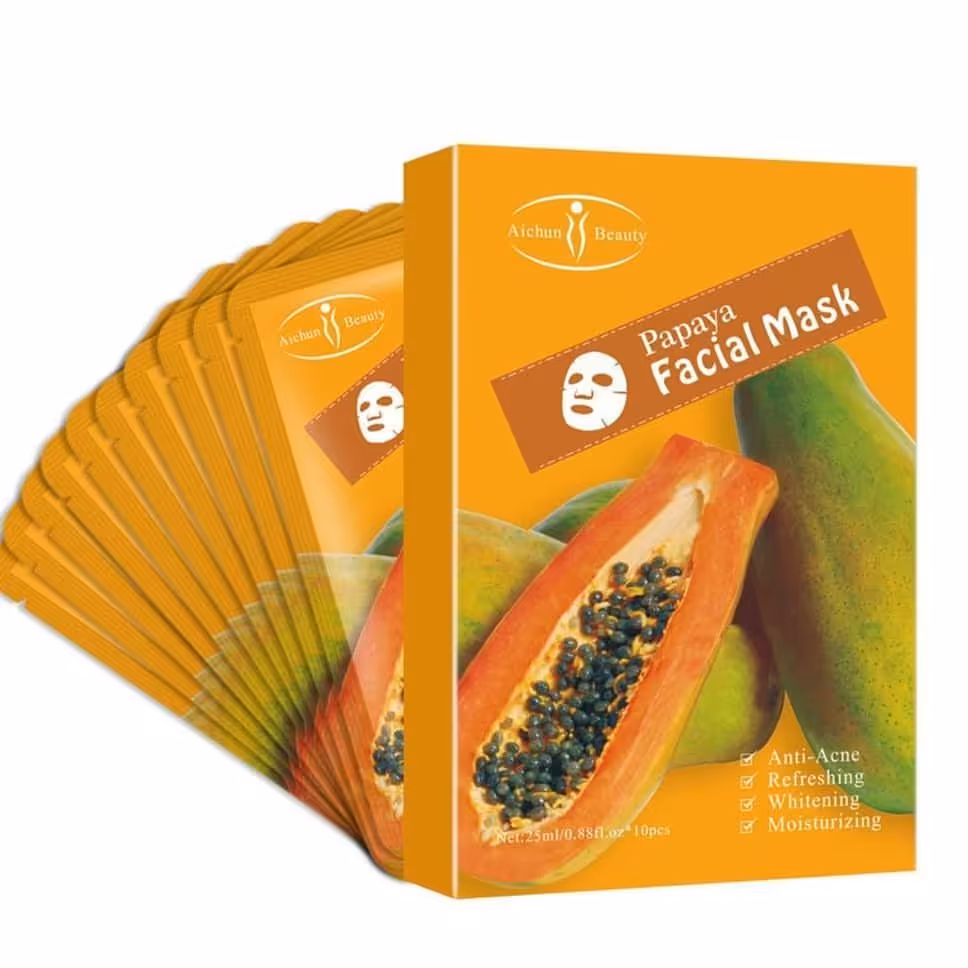 ماسک ورقه ایی پاپایا آیچون بیوتی 25 گرمی