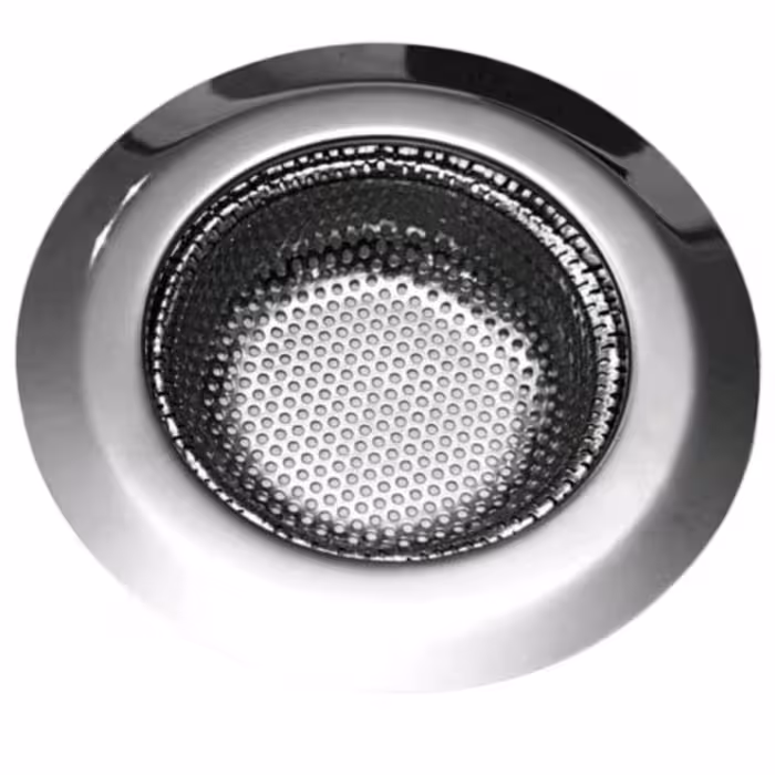 توری صافی سینک استیل بزرگ ، تفاله گیر پانچ سینک