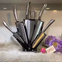 سرویس کارد و ساطور 8 پارچه اسپید SPID ساخت ترکیه کد 1 (ارسال رایگان)