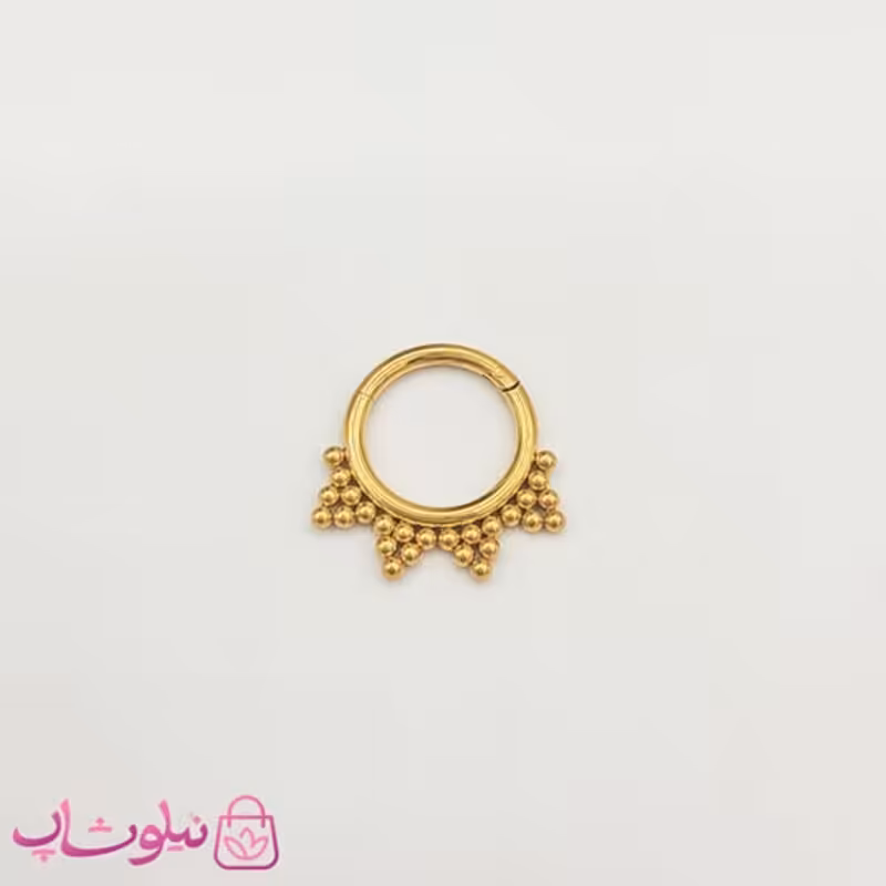 پیرسینگ بینی یا گوش دخترانه طرحدار