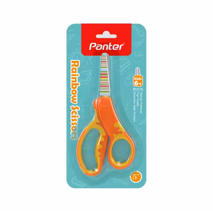 قيچی پنتر طرح رنگين کمان