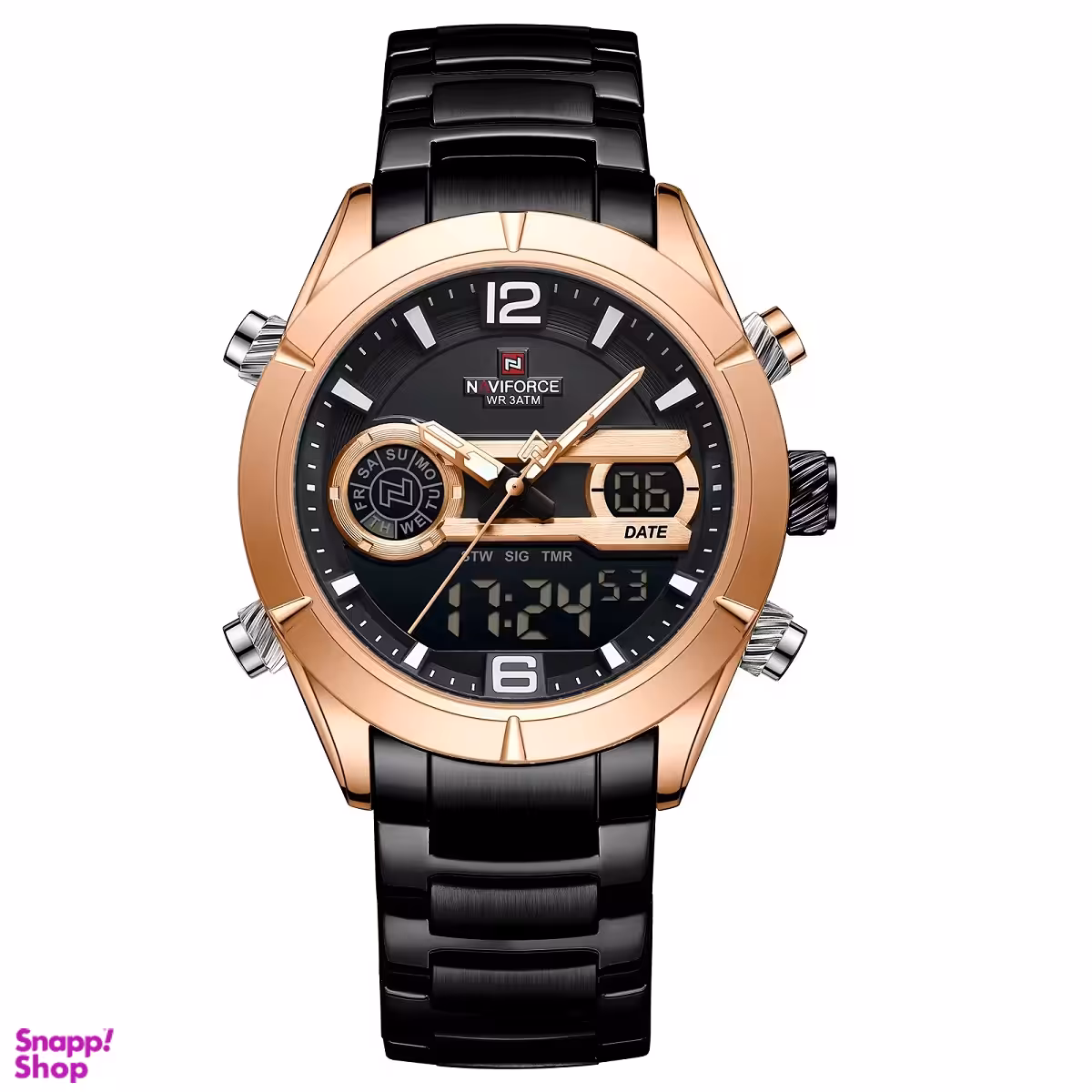 ساعت مچی عقربه ای مردانه نیوی فورس مدل NF9232RGBB