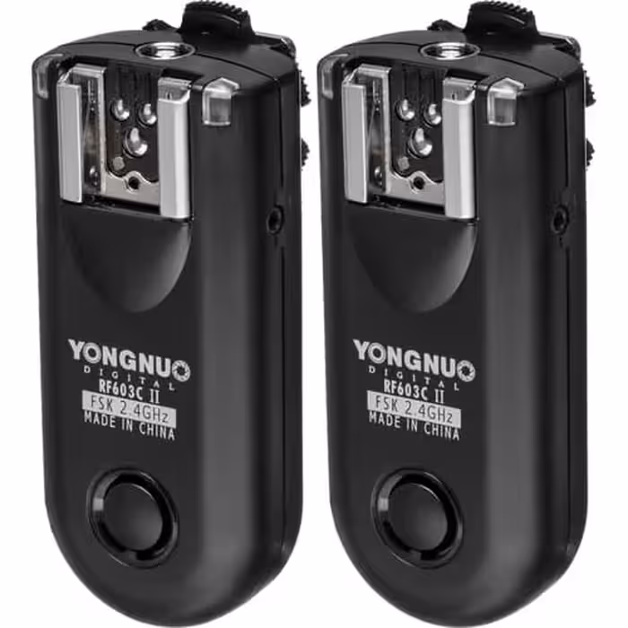 کیت گیرنده و فرستنده یانگنو Yongnuo RF-603C II Flash Trigger برای کانن