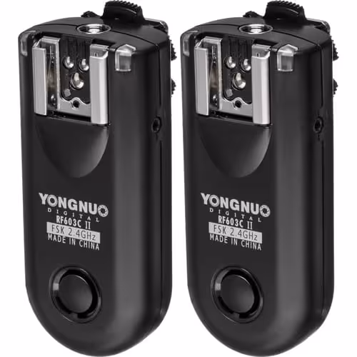 کیت گیرنده و فرستنده یانگنو Yongnuo RF-603C II Flash Trigger برای کانن