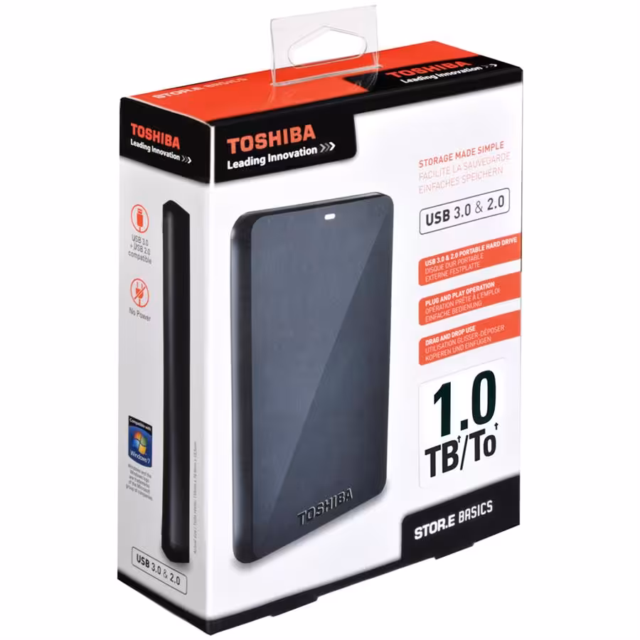 هارد اکسترنال 1 ترابایت استور بیسیک توشیبا