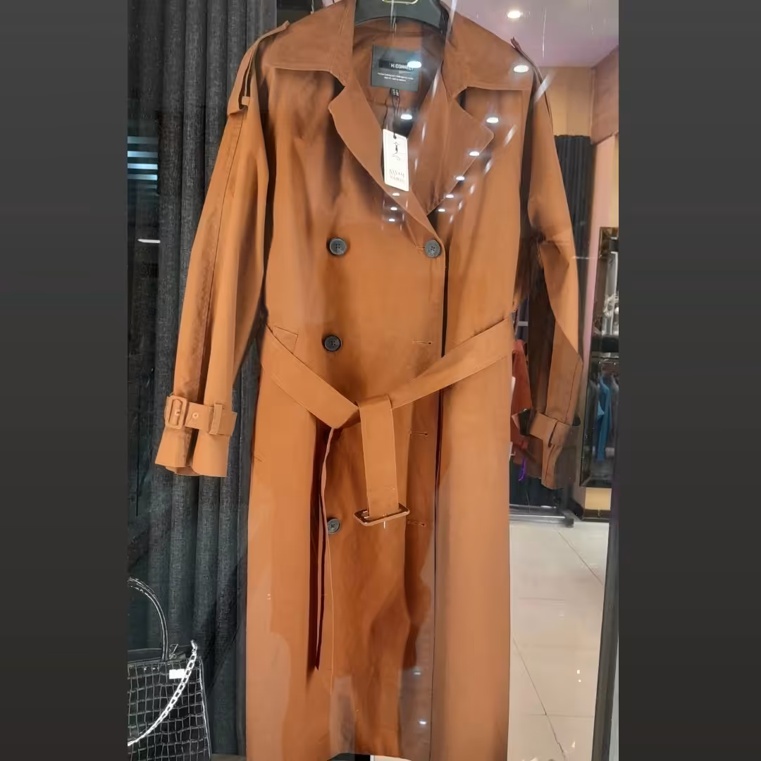 کت ترنچ بلند زنانه