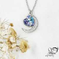 گردنبند ژوپینگ با سنگ سوارسکی کد 17576