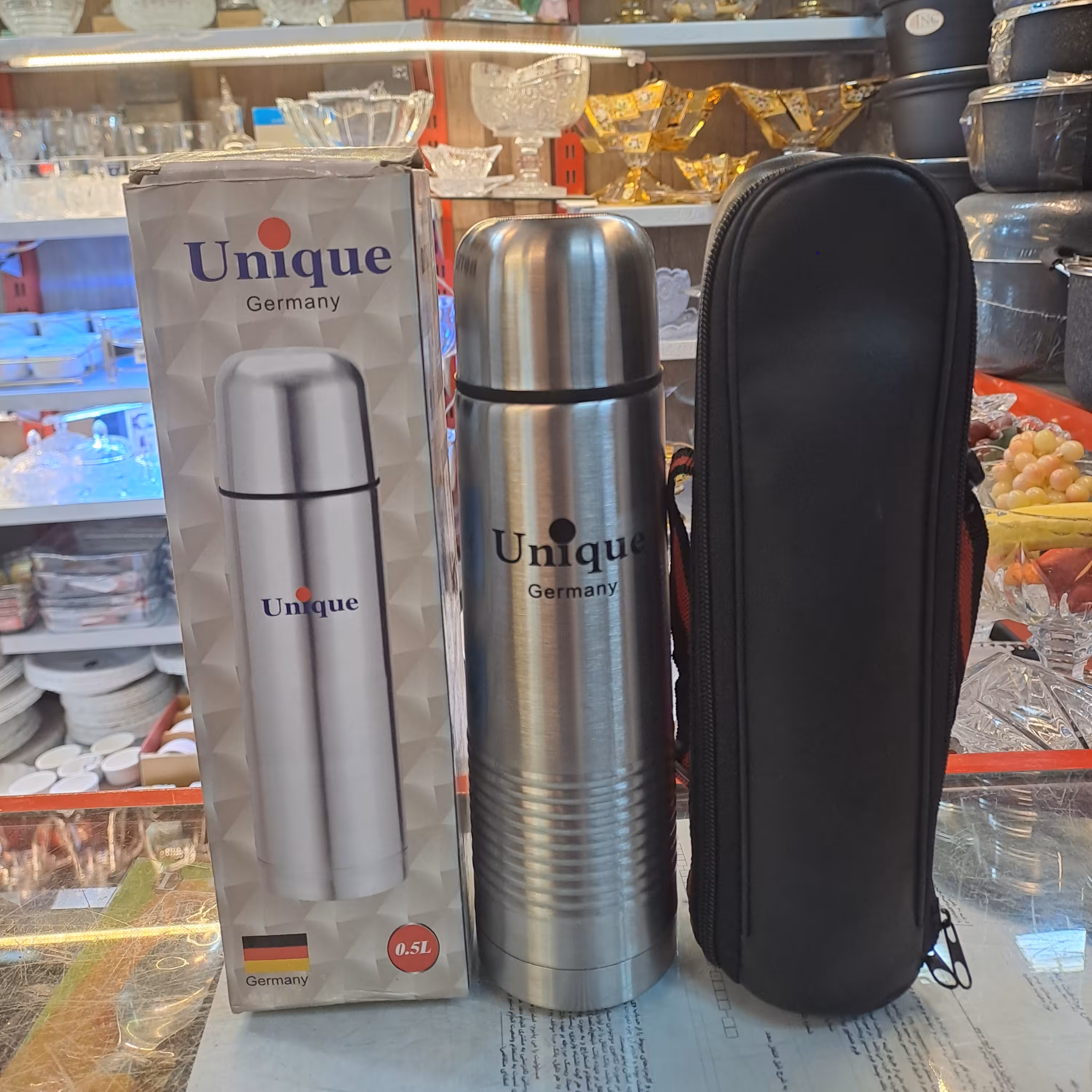 فلاکس استوانه نیم لیتر یونیک