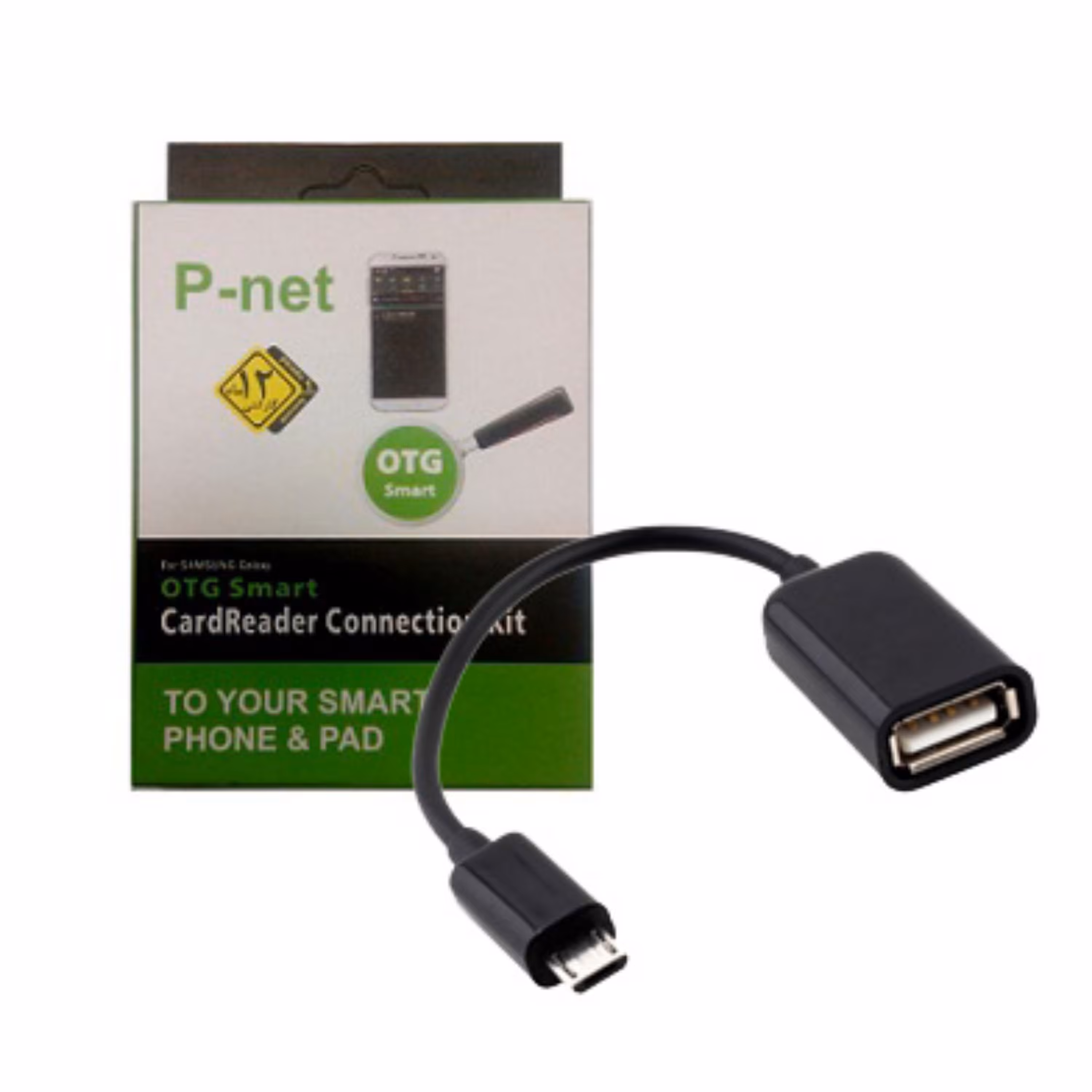 تبدیل OTG میکرو USB سیم دار پی نت (PNET)