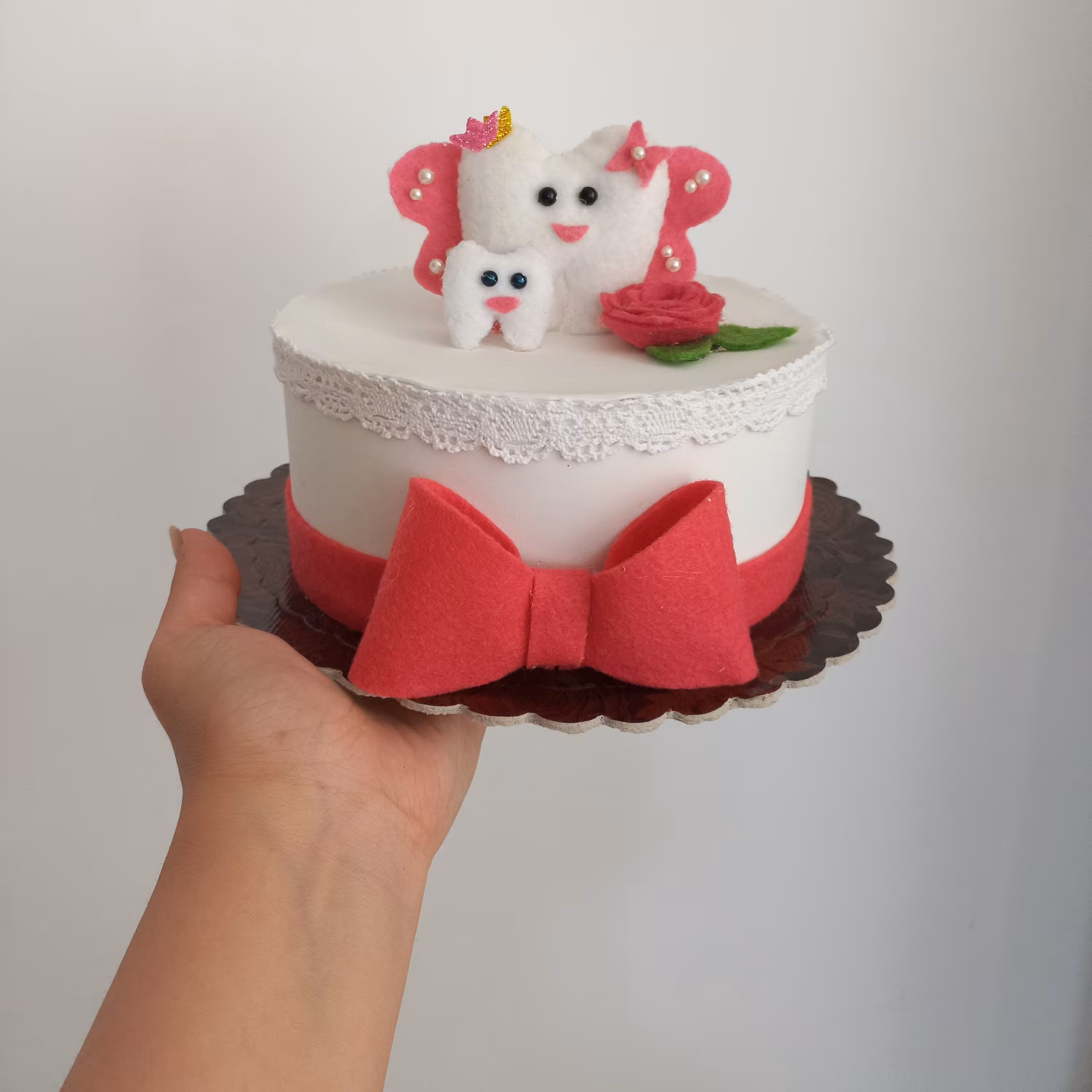 ماکت کیک نمدی ویژه جشن دندونی