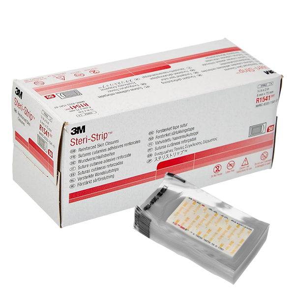 چسب بخیه 3M مدل Steri Strip 1541 سایز 75*6 میلی‌متر