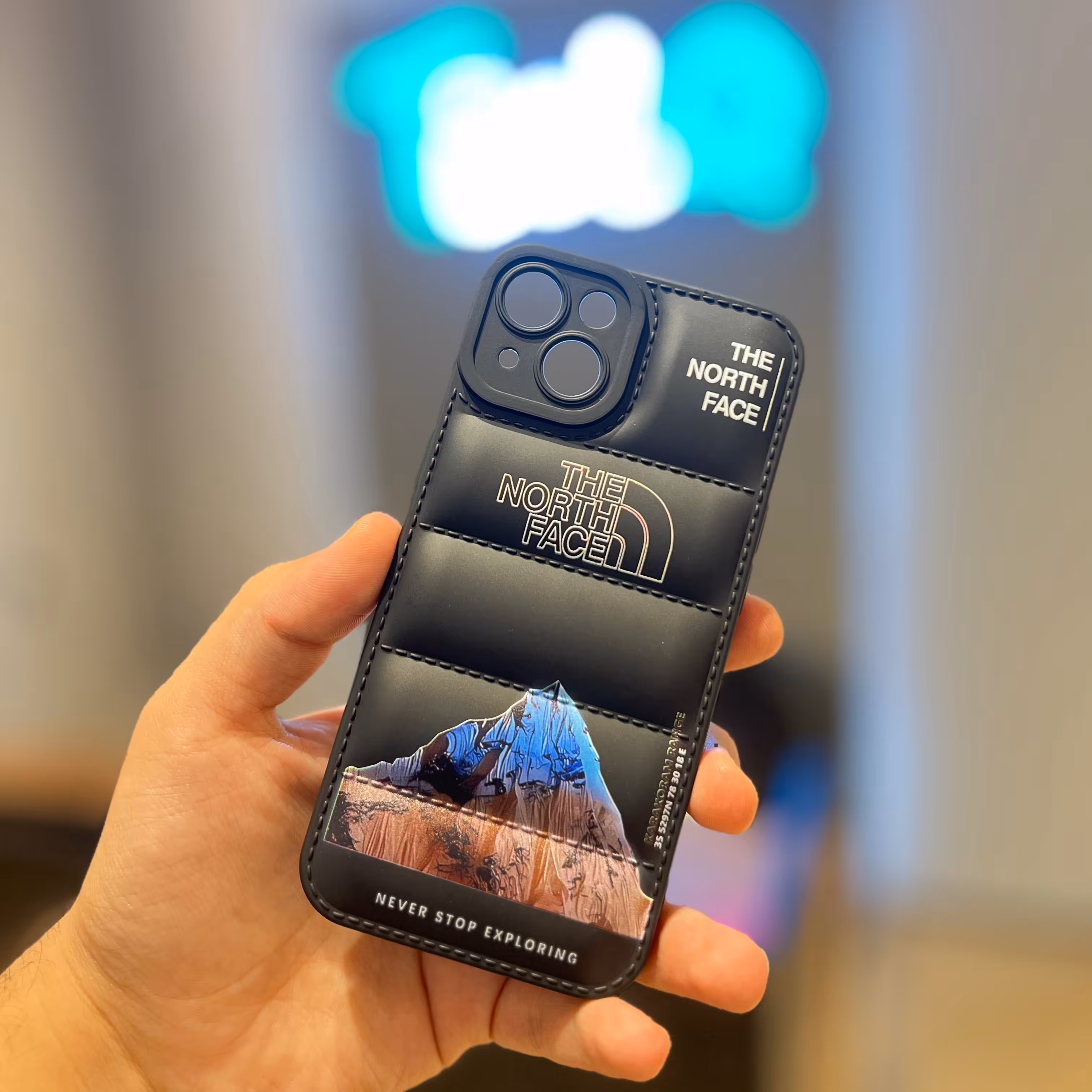 قاب ایفون 13 مدل NorthFace پافری