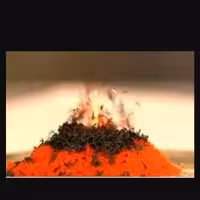 آمونیوم دی کرومات جهت آزمایش کوه آتشفشان متوسطه ششم 100 گرمی