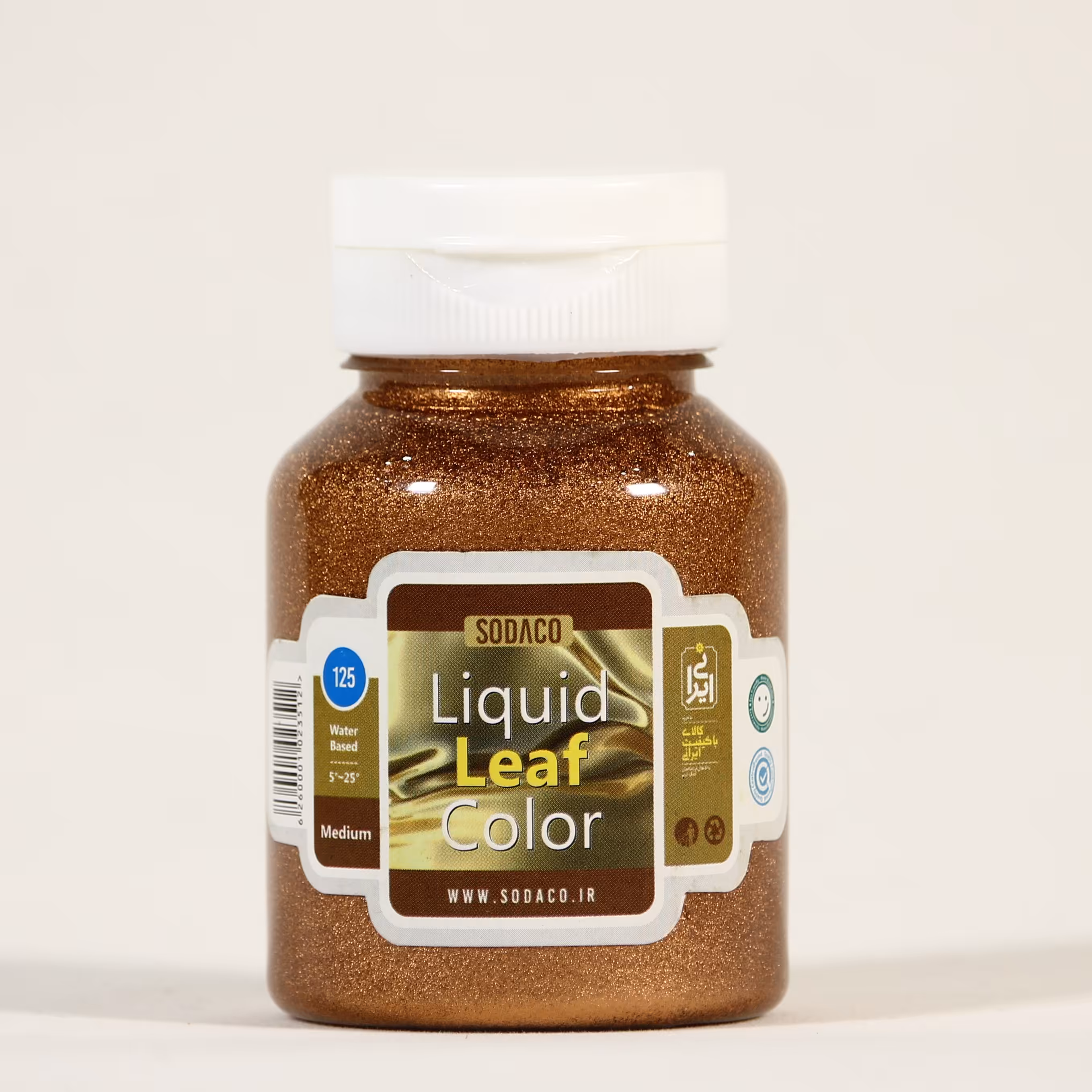 ورق طلا مایع 125 میل مسی کد 4098 سوداکو