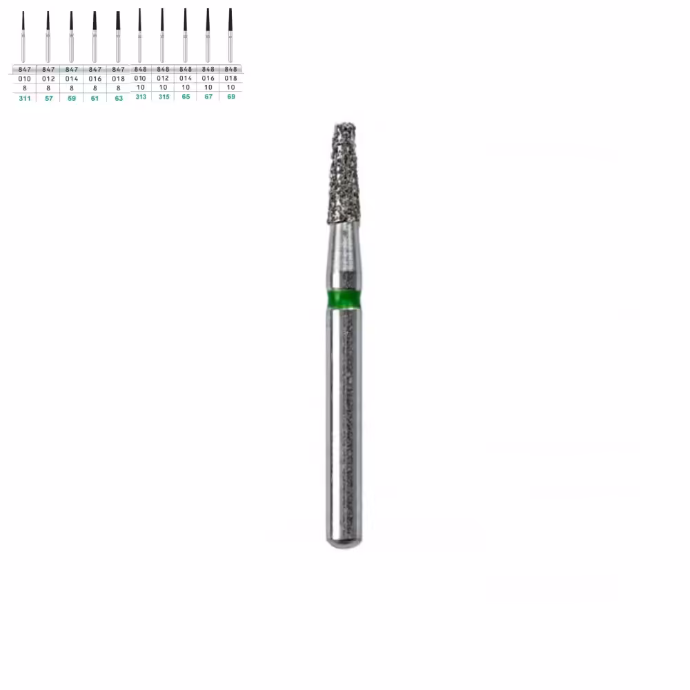 فرز تیپر flat end الماسی توربین تراش تیزکاوان