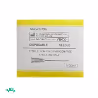 سر سوزن گیج 19 زرد کم‌رنگ وکتو-Vekto