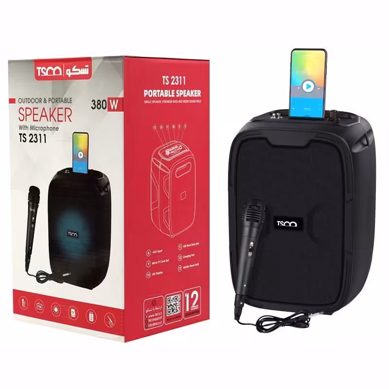 اسپیکر بلوتوثی قابل حمل تسکو مدل TS 2311