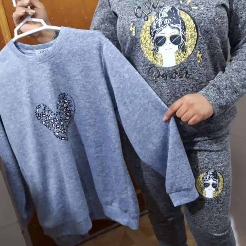 بلوز و شلوار  ست آنغوزه گرم بالا
