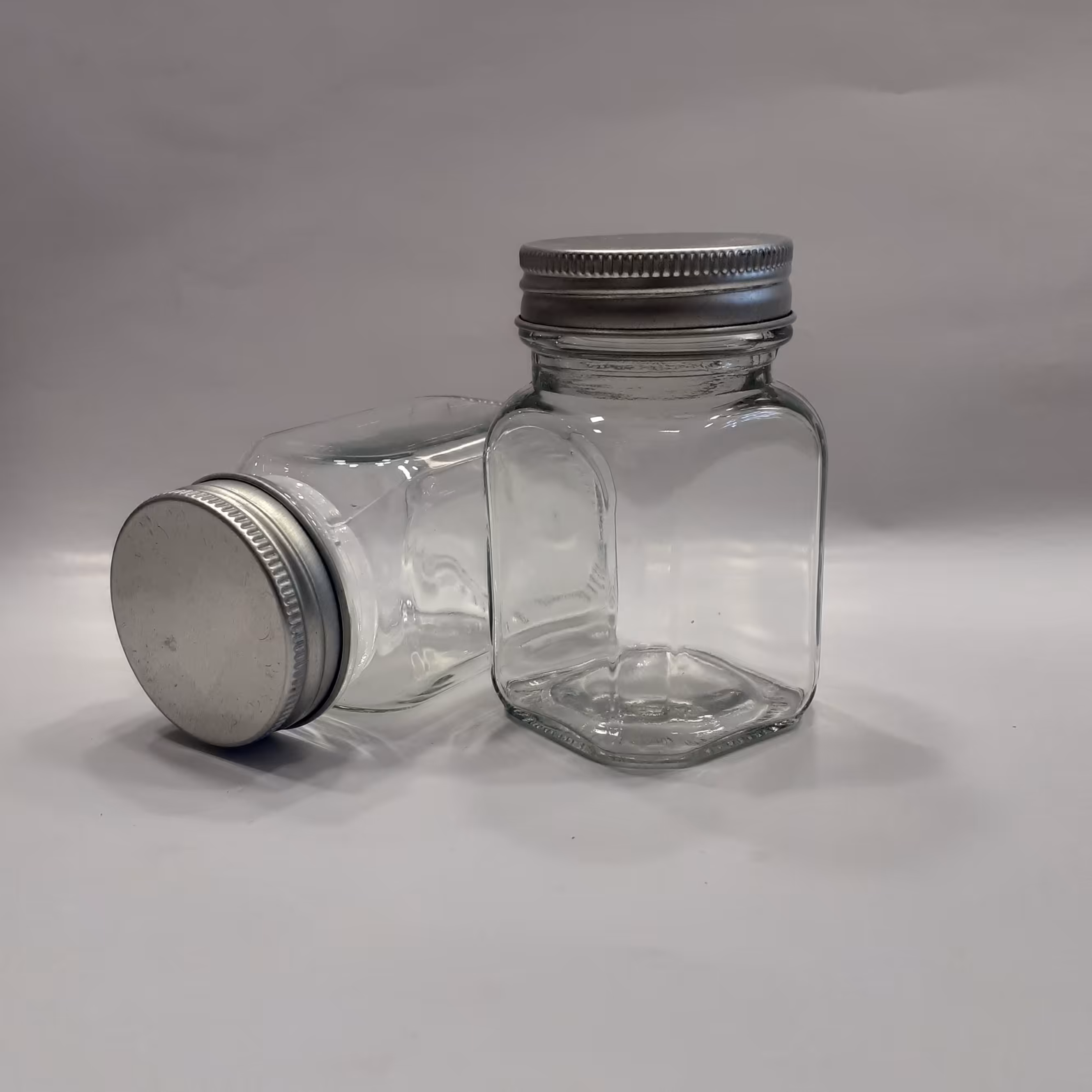 شیشه درب کانتینری چهاروجهی ارتفاع هشت سانت